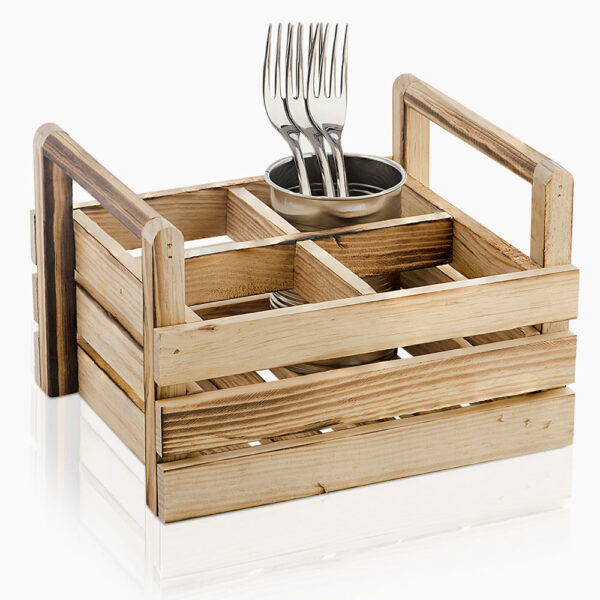 organizador de mesa con cubo personalizado para bares y restaurantes