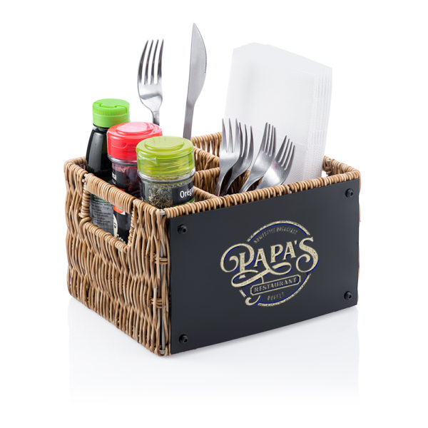 organizador de mesa personalizado para bares y restaurantes