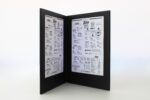 Carta iluminada tamaño grande modelo PITIUSA personalizada para presentación de menús en ambientes con poca luz vista dentro